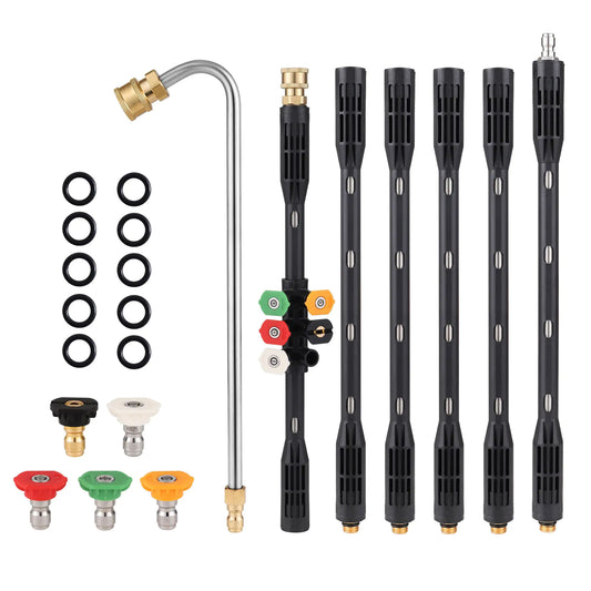 110in High-Pressure Gutter Cleaner with Stainless Steel Extension
