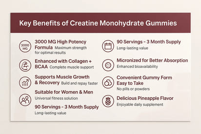 Creatine Monohydrate Gummy Sugar Free Chewable Creatine Supplements for Men & Women Creatine Gummy Gains for Building Muscle Energy Pre Workout Pineapple Flavored