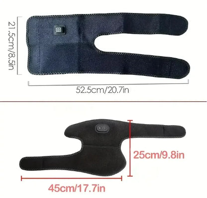 Heated Vibration Massage Wrap for Shoulder, Arm, and Knee