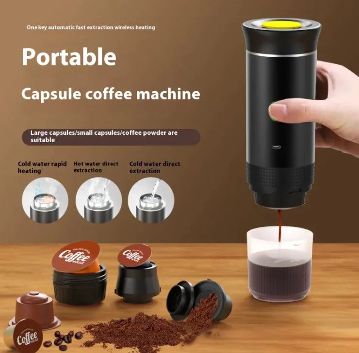 Travel Capsule Coffee Brewer